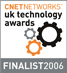 CNET selects Comodo as a finalist in the Security Product of 2006 Awards Catagory